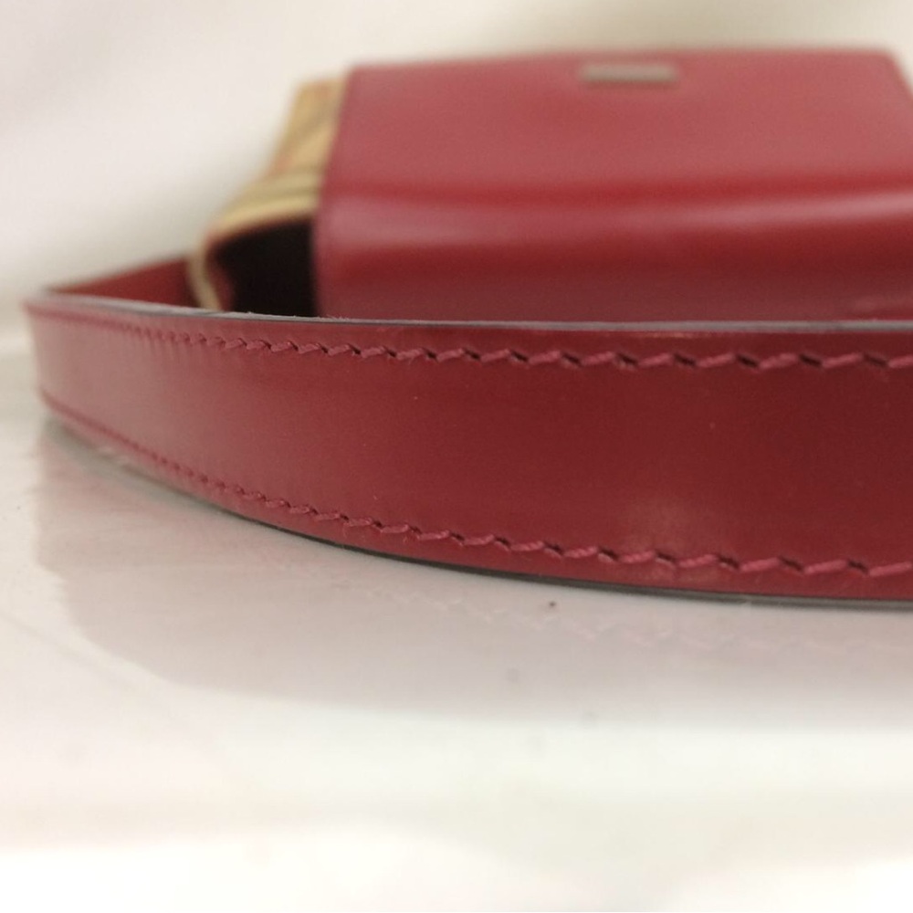 Burberry Red and Tan Checkered Women's Bag - Picture 13 of 16